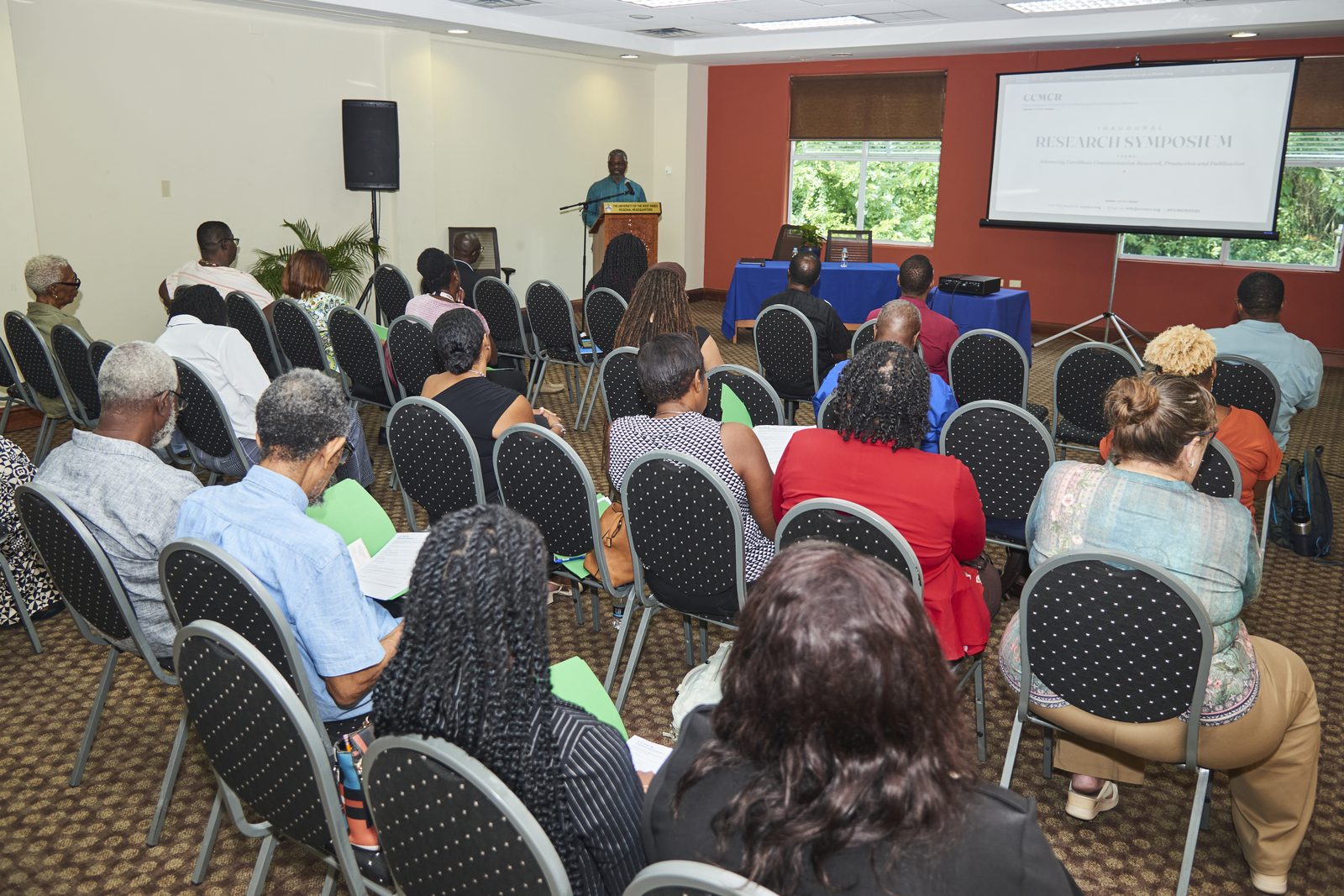 The inaugural symposium under way